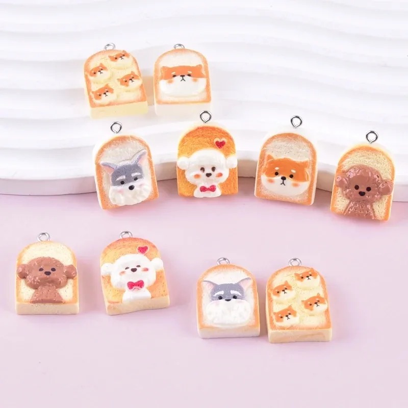 Resin Craft Supplies - 10 Pezzi Ciondoli in Resina a