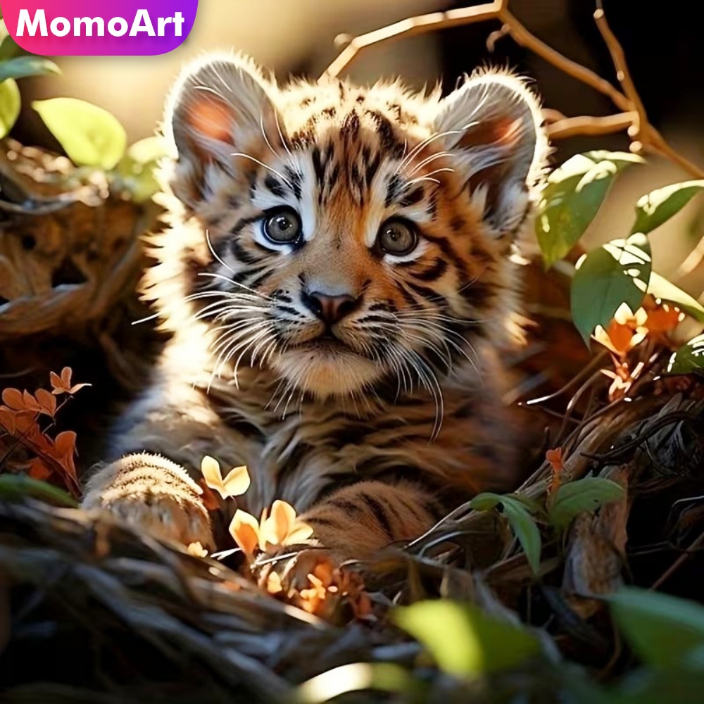 Resin Craft For Beginners - Momoart Diamond Painting con Motivo Tigre