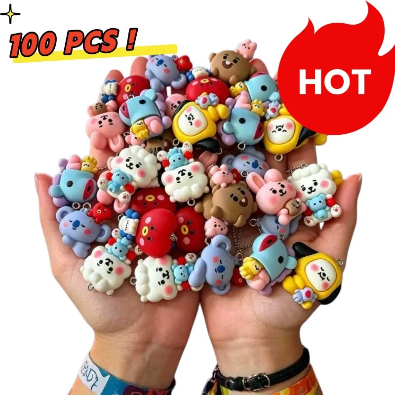 Resin Craft Supplies - 7 pezzi di ciondoli in resina