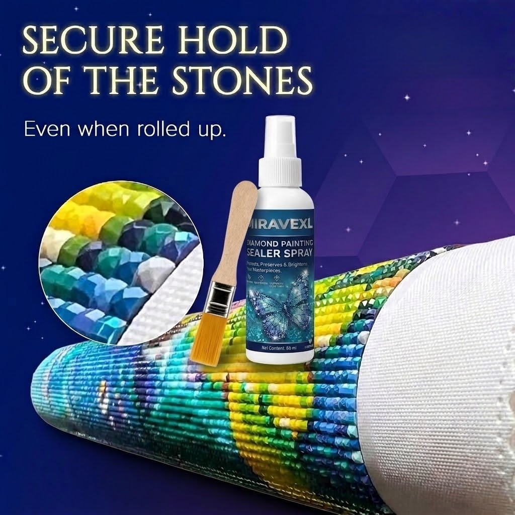 Resin Glitter Pack - Spray e Pennello Sigillante Professionale per