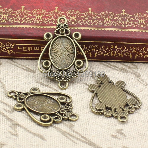 50 pz/lotto Bronzo Della Lega  - Bezels Set Pendant recensione e prezzo