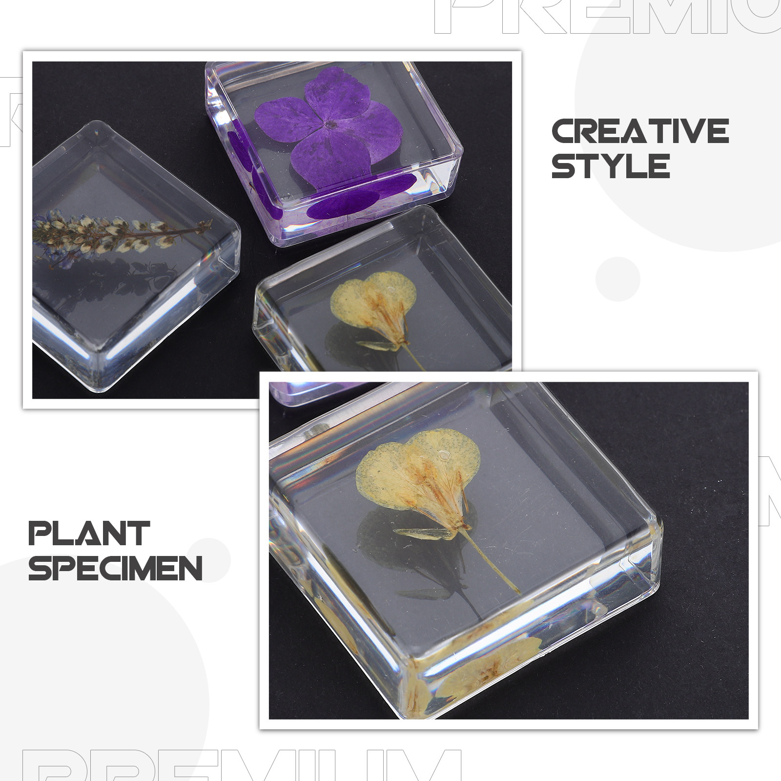 3 pezzi di ornamenti in resina - Flower Preservation Resin recensione e prezzo