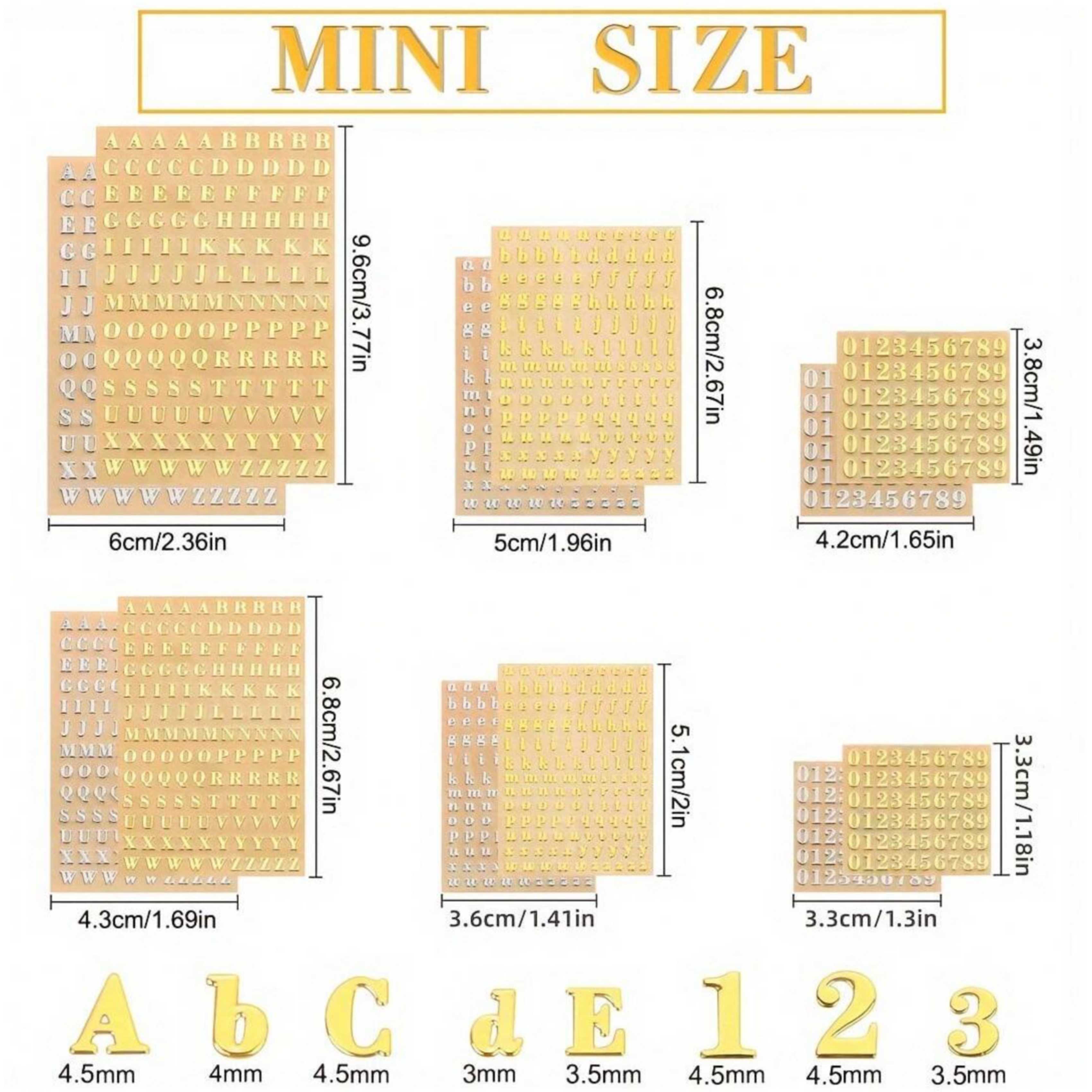 Adesivi in resina con 12 lette - Gold Foil Flakes recensione e prezzo