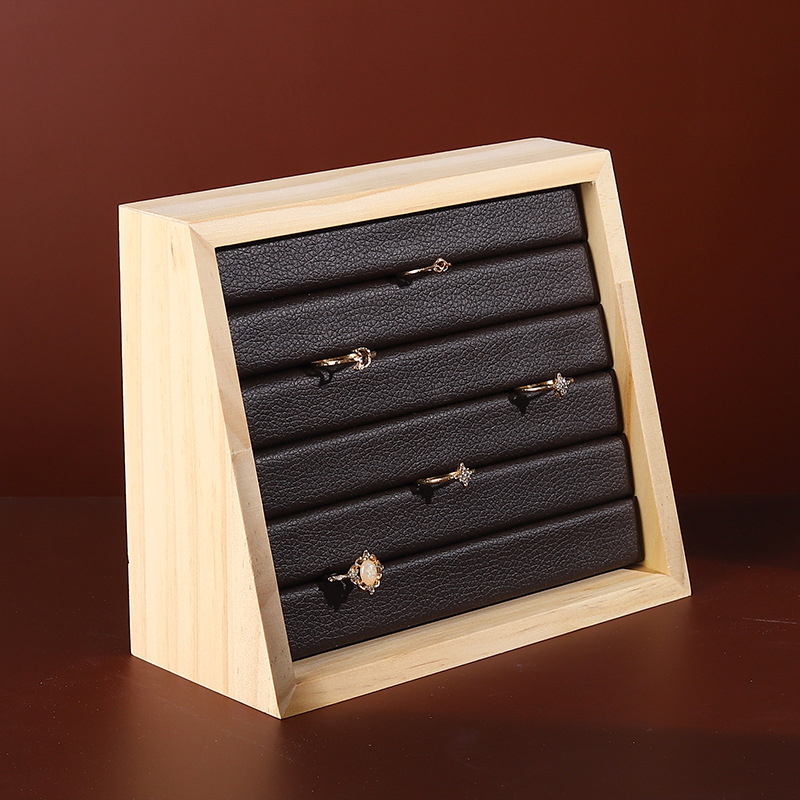 1pc espositore per gioielli in - Wood Ring Blank recensione e prezzo