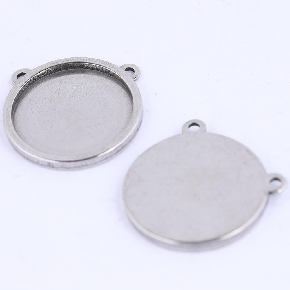 5 Pcs in Bianco Cabochon di Ba - Bezels Set Pendant recensione e prezzo