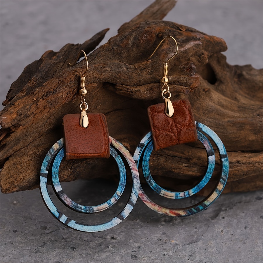 Nuovi Orecchini a Doppio Anell - Wood Ring Blank recensione e prezzo